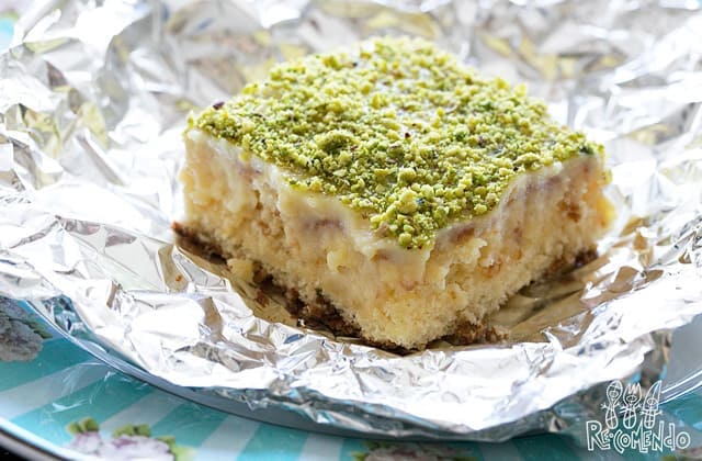 Bolo de Pistache de Liquidificador